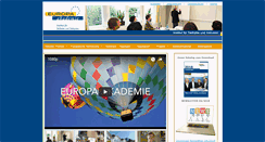 Desktop Screenshot of europa-akademie.info