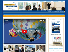 Tablet Screenshot of europa-akademie.info